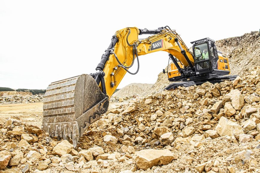 The new SY390H – SANY is expanding its product range to meet the requirements of European customers 